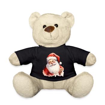 Santa Klaus - Nounours - noir - Devant