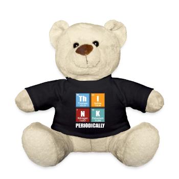 Periodisch denken - Elemente des Periodensystems - Teddy - Schwarz - Vorne