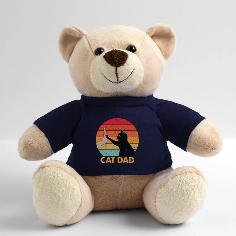 Cat Dad - Cat High Five Teddy