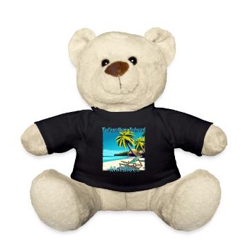 Summer Holidays Fulhadhoo Island: Grunge - Teddy Bear - black - Front