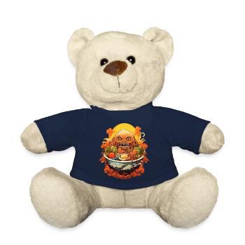 Ramen Monster - Teddy Bear - french navy - Front