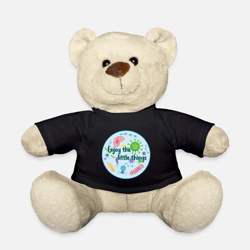 Viel Spaß mit den kleinen Dingen - Lustige Mikrobiologie - Teddy - Schwarz