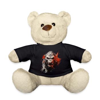 Tête de singe - Nounours - noir - Devant