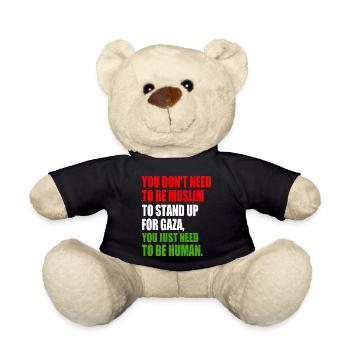you don't need to be muslim to stand up for gaza - Nounours - noir - Devant