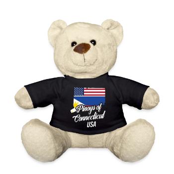 Filipinos of Connecticut Design für stolze Fil-Ams - Teddy - Schwarz - Vorne