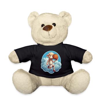 Basketball player Schaf - Teddy Bear - black - Front