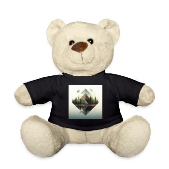 Waldpyramide und Spiegelungen - Teddy - Schwarz - Vorne