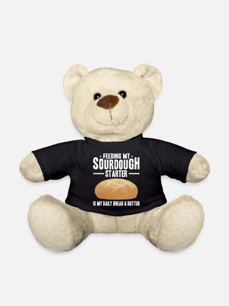 Brot backen - Teddy - Schwarz
