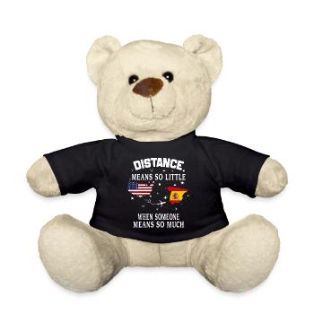 Distanz bedeutet so wenig, wenn jemand viel bedeutet - Teddy - Schwarz - Vorne