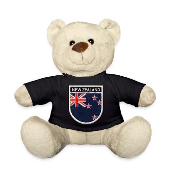 Neuseeland Aotearoa Kiwi 14 - Teddy - Schwarz - Vorne