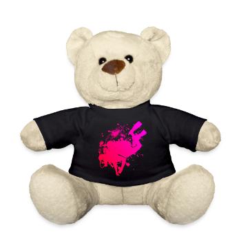 Plongée plongeuse Plongée féminine Plongée sous-marine - Nounours - noir - Devant
