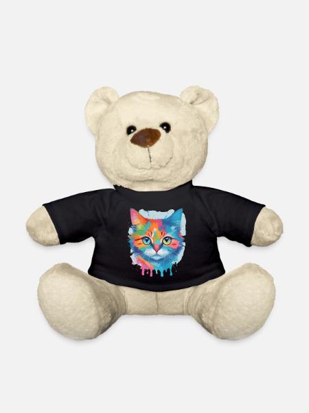 Niedliche Katze - Teddy - Schwarz