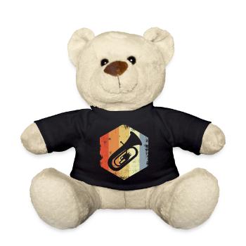 Croquis de Tuba Vintage - Nounours - noir - Devant