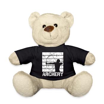 Lustiges Bogenschießen - Teddy - Schwarz - Vorne