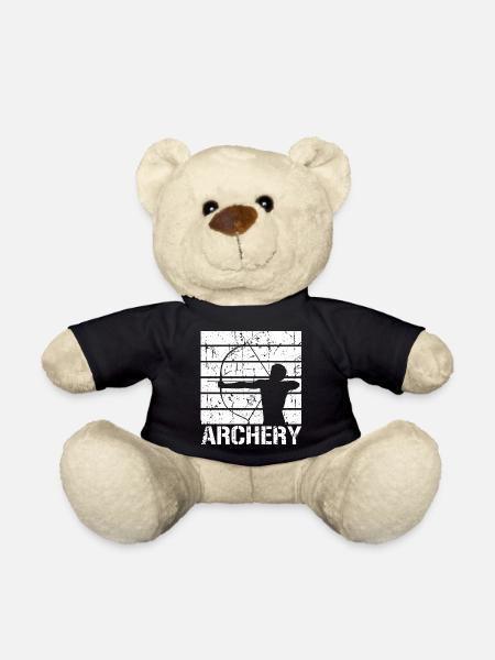 Lustiges Bogenschießen - Teddy - Schwarz