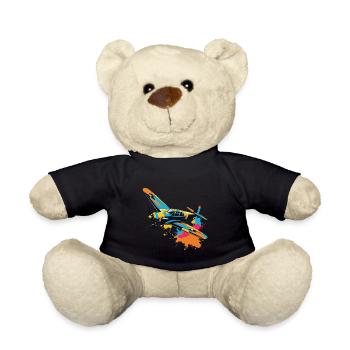 Maquette Avion Pilote Avion Hobby Esthétique - Nounours - noir - Devant