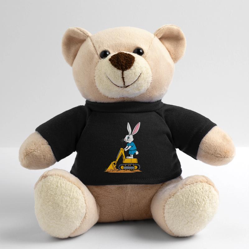 Easter Bunny Excavator Driver Funny Easter Eggs Digging Teddy Bear