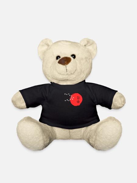 Japanese Character Art - ApriNoeScor - Teddy Bear - black