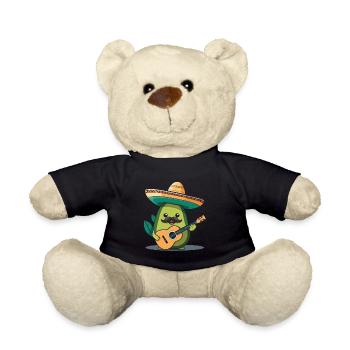 Avocado Mariachi Mexiko Musik Fiesta - Teddy - Schwarz - Vorne