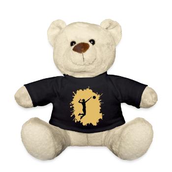 Blobs de handball pour femmes - Nounours - noir - Devant