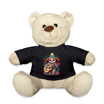 Faultier Mariachi Mexiko Musik Fiesta - Teddy - Schwarz - Vorne