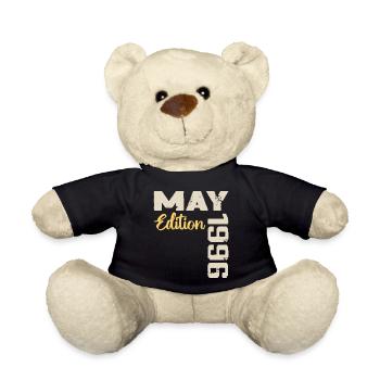 May 1996 Birthday May 1996 Gift May 1996 May - Teddy Bear - black - Front