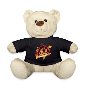 Old but Gold Graffiti Retro Never too Old - Teddy - Schwarz - Vorne