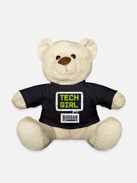 Tech Girl Computertechniker - Teddy - Schwarz