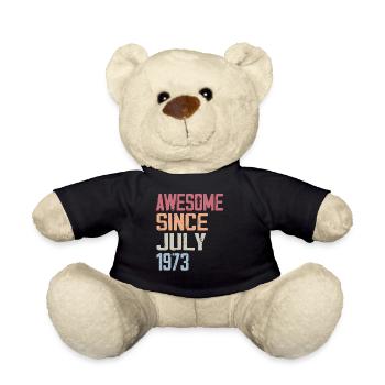 Juillet 1973 Cadeau Anniversaire Juillet 1973 - Nounours - noir - Devant