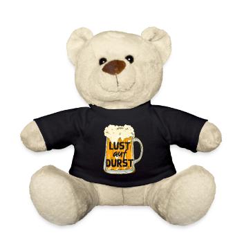 Lust Auf Durst Für Begeisterte Biertrinker - Teddy - Schwarz - Vorne