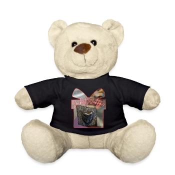 Du bist Wichtig - Teddy - Schwarz - Vorne
