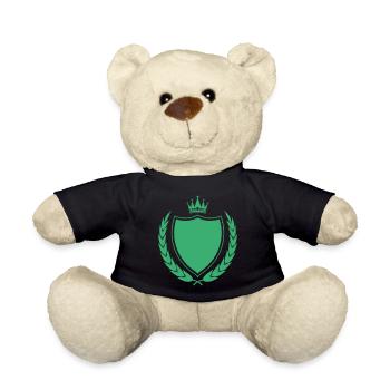 wappen krone king - Teddy - Schwarz - Vorne