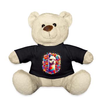 Alpaca - Teddy Bear - black - Front