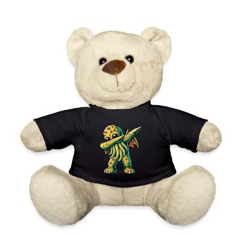 Lustiger Dabbender Cthulhu Dabbing Design - Teddy - Schwarz - Vorne