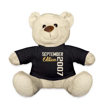 September 2007 - 17th Anniversary September 2007 - Teddy Bear - black - Front