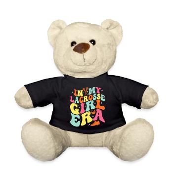 In My Lacrosse Girl Era Retro Spieltag Groovy - Teddy - Schwarz - Vorne