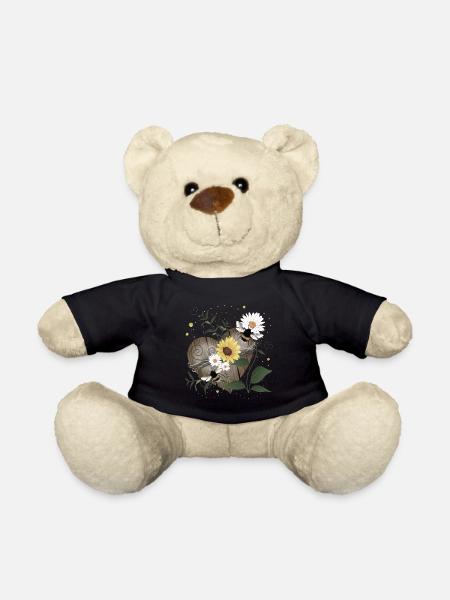 Hummel Herz Holz Blüten - Teddy - Schwarz
