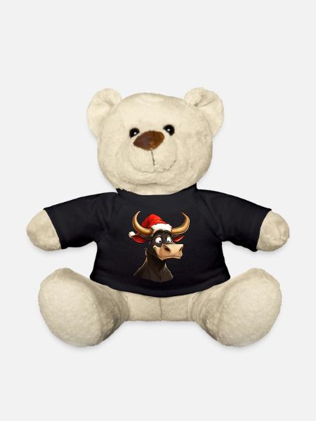Père Noël Taureau - Nounours - noir