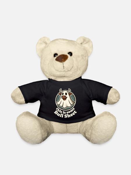 Das Ist Echter Quatsch Mit Kuhgesicht - Teddy - Schwarz