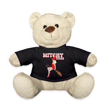 Witchy Christmas - Teddy Bear - black - Front