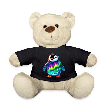 Penguin - Teddy Bear - black - Front