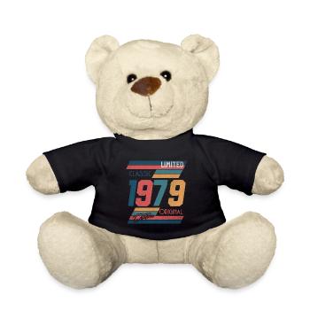 Millésime 1979 Édition Limitée Cadeau Vintage - Nounours - noir - Devant