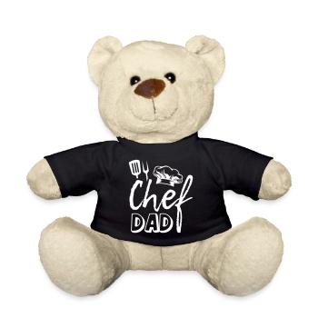 Chef Dad - Teddy Bear - black - Front