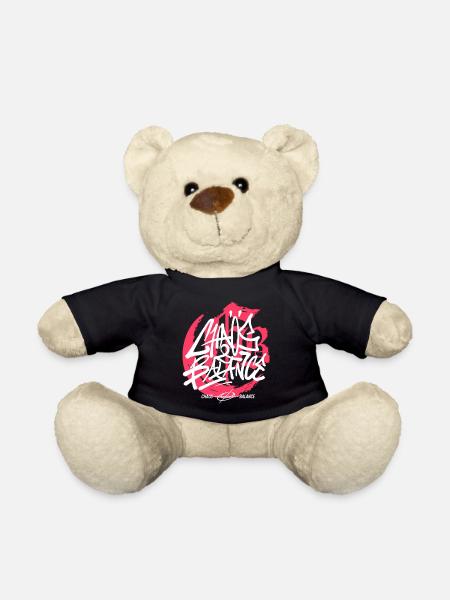 Streetwear Urban Graffiti - Teddy - Schwarz