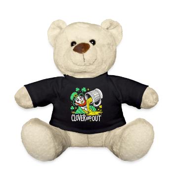 clover and out St. Patrick's Day Spaß - Teddy - Schwarz - Vorne