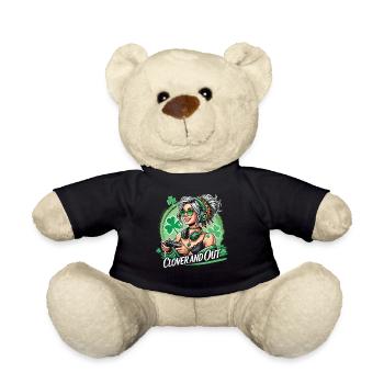St. Patrick's Day Girl Gamerlook clover and out - Teddy - Schwarz - Vorne