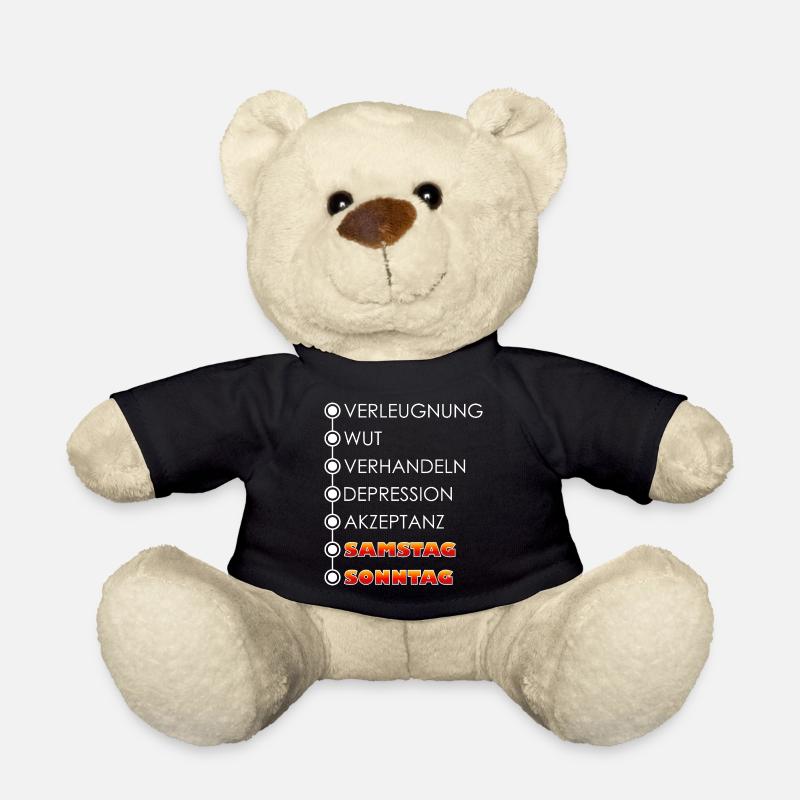 Wochentage / Wochenzyklus - Teddy - Schwarz