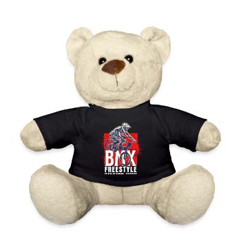 BMX vélo motard cascade freestyle vintage - Nounours - noir - Devant