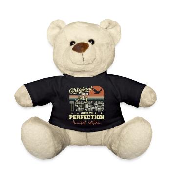 Juli 1968 Retro Geburtstag Geboren im Juli 1968 - Teddy - Schwarz - Vorne
