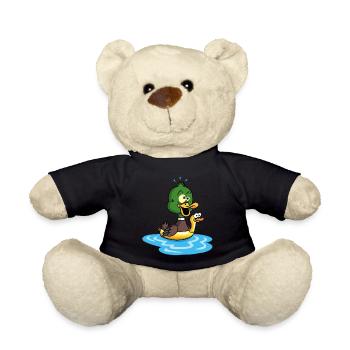 Die Ente, die schwimmen lernt - Teddy - Schwarz - Vorne